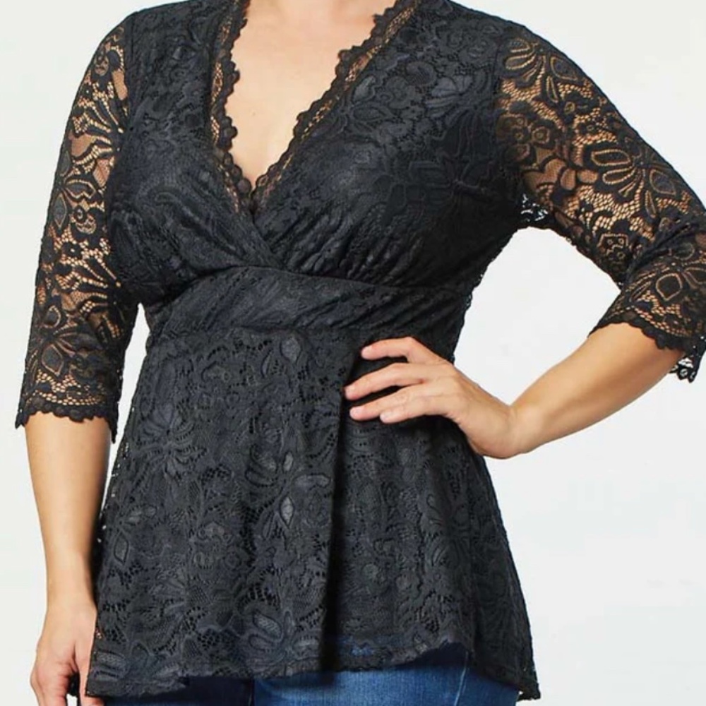 Kiyonna Linden Lace Top